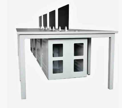 Soğuk Haddelenmiş Karbon Çelik Ofis Mobilyaları Masaüstü Bilgisayar Masaları Yıkmak Yapısı