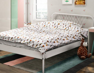 Yatak Odası Tek Metal Yatak Çerçevesi, Yurt Soğuk Haddelenmiş Çelik Çerçeve Kolay Montaj