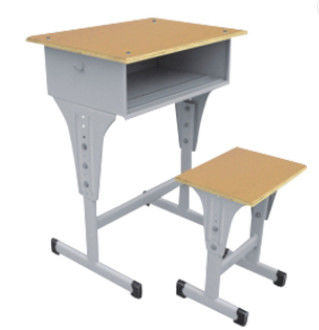 Güvenli Toz Boya Çocuk Yazı Masası ve Sandalye, Güvenilir Erkek / Kız Çalışma Koltuğu