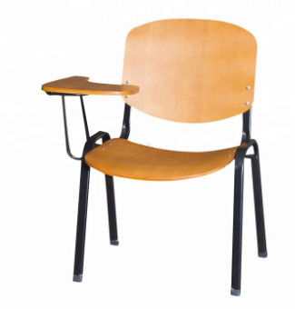 Üniversite Sınıf Çelik Okul Mobilya Çalışma Masası Ve Sandalye Ahşap Renk