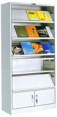 PVC Gömme Saplı 5-Pull-Out-Board Metal Ofis Kitaplığı