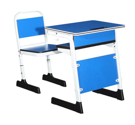 Metal Çocuk Pantone Renkli Çift Öğrenci Masası ve Sandalye Okul Mobilyası öğrenci çalışma masası