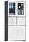 3 orta çekmece 2 cam salıncak kapılar metal çelik ofis dosyalama kabine özellikler Mobilya