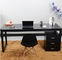 Moda tasarımı basit çelik ofis mobilyaları özel çok renkli masa