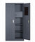 W900 * D450 * H1850mm 2-door giyim çelik dolap ofis mobilya metal depolama dolapları