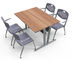Koleji Sınıf Çelik Okul Mobilyaları Üniversite Masaları Ve Sandalyeler Yetişkin Çalışma Masa Sandalye Akıllı Sınıf Mobilya