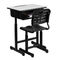 Çocuk Sınıf Mobilyası H750 * W600 * D550mm Siyah Masa ve Sandalye