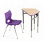 Sınıf Tekli Koltuk Masası H750mm Çelik Okul Mobilyaları yüksek kaliteli okul mobilyaları
