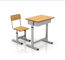 Masa Okul Mobilyaları ile Öğrenciler Sınıf Metal Sandalye İçin Çelik Çalışma Masası ve Sandalye