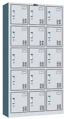 Onbeş Kapı Metal Ofis Dolapları Metal Taban H1850 X W900 X D420 Mm Boyut