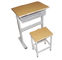 Güvenli Toz Boya Çocuk Yazı Masası ve Sandalye, Güvenilir Erkek / Kız Çalışma Koltuğu