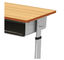 Masa Okul Mobilyaları ile Öğrenciler Sınıf Metal Sandalye İçin Çelik Çalışma Masası ve Sandalye